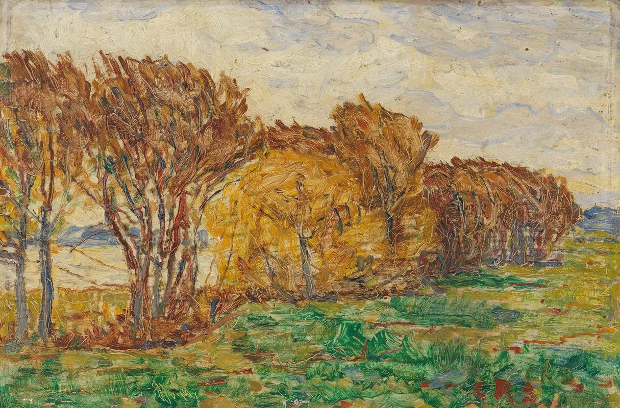 Herbstlandschaft 3 Wall Art by Christian Rohlfs - High-Resolution Digital Print