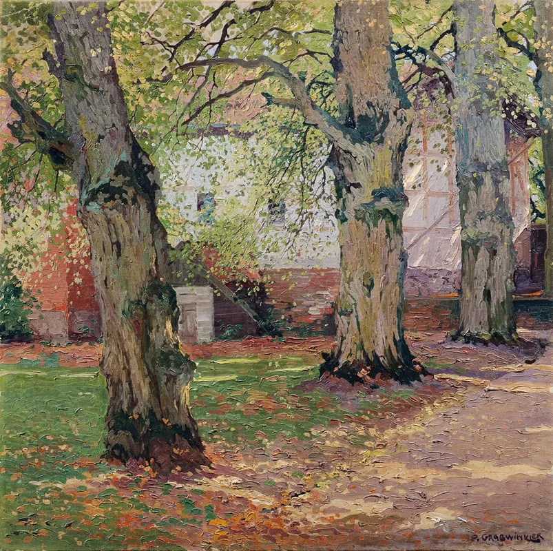 Herbstlicher Park Wall Art by Peter Grabwinkler - High-Resolution Digital Print