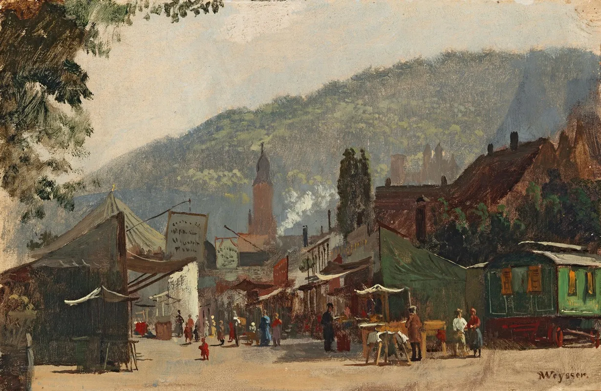 Herbstmesse Auf Dem Jubilaumsplatz In Heidelberg