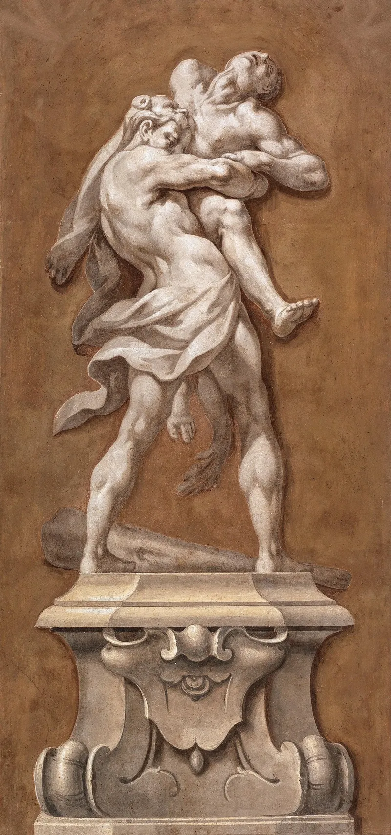 Hercules And Antaeus 3 Wall Art by Lombard School - High-Resolution Digital Print