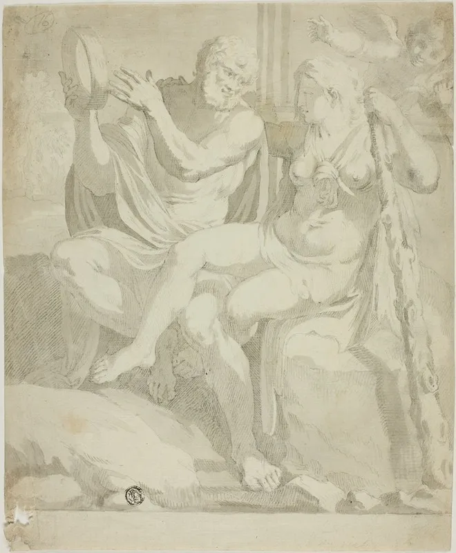 Hercules And Iole 2 Wall Art by After Annibale Carracci - High-Resolution Digital Print