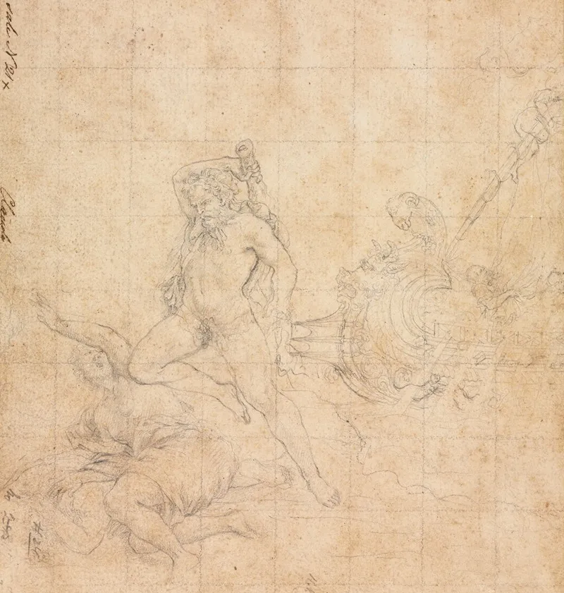 Hercules And The Girdle Of Hippolyta Wall Art by Filippo Napoletano - High-Resolution Digital Print