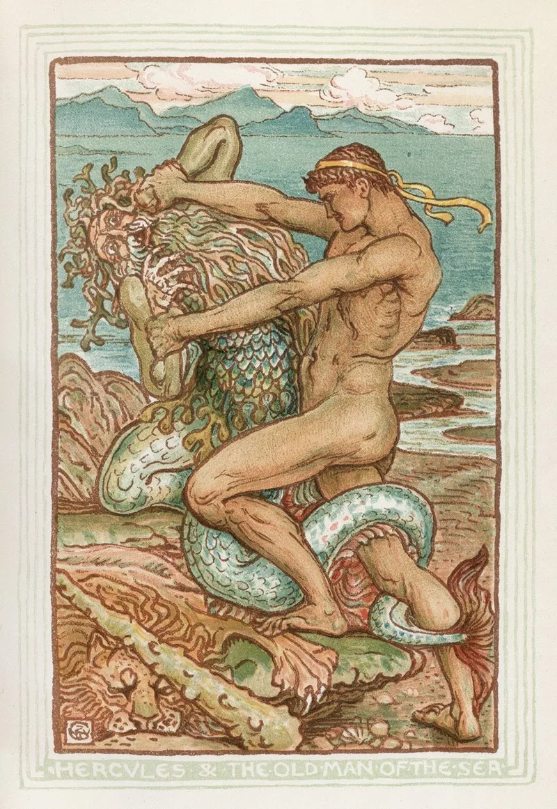 Hercules And The Old Man Of The Sea