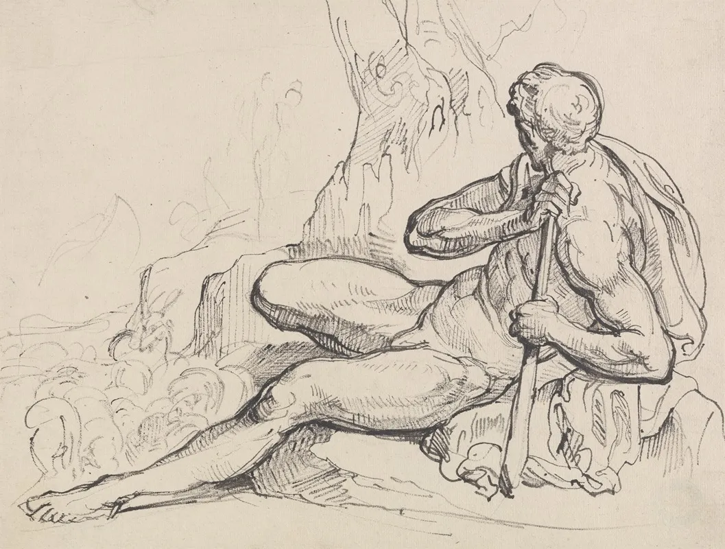Hercules Resting 2 Wall Art by Ramsay Richard Reinagle - High-Resolution Digital Print