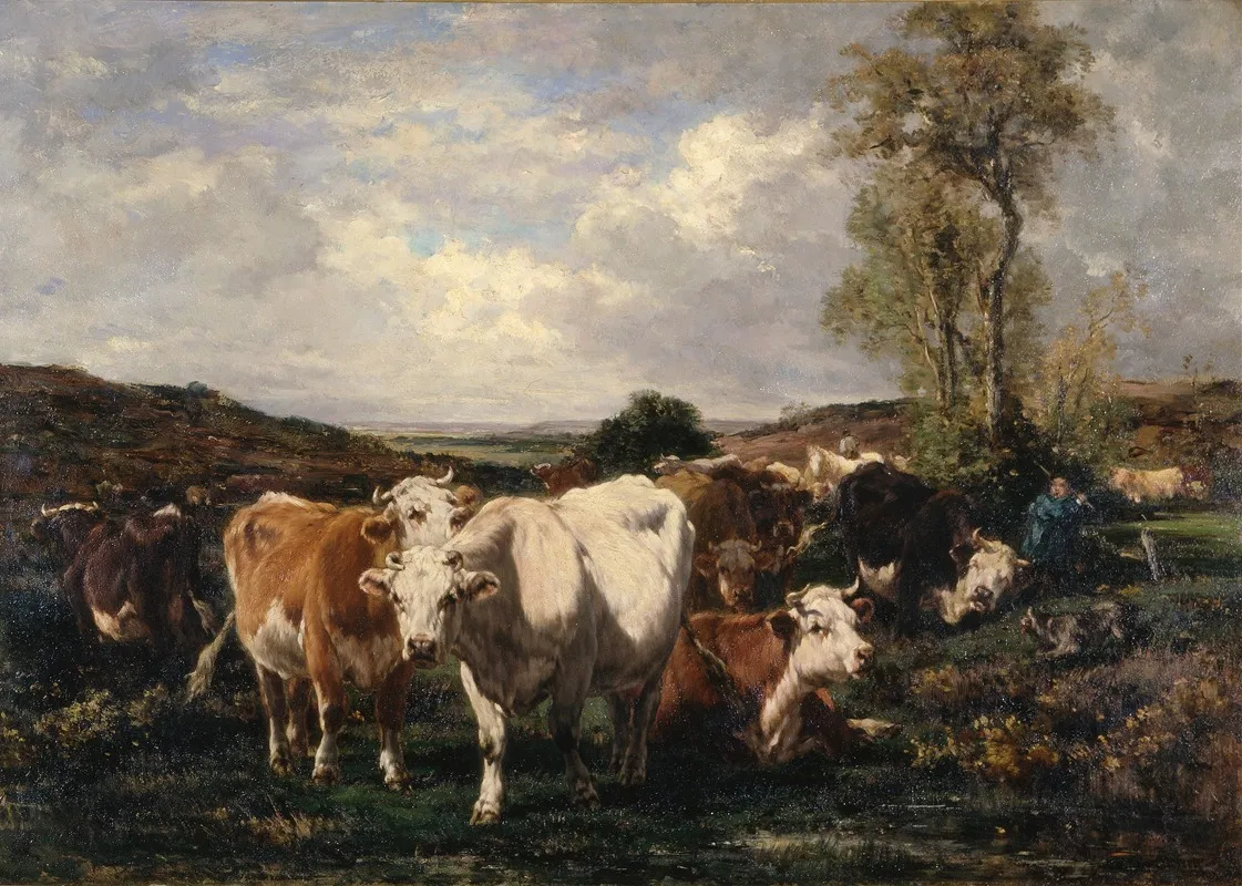 Herd Wall Art by Marie Dieterlé - High-Resolution Digital Print
