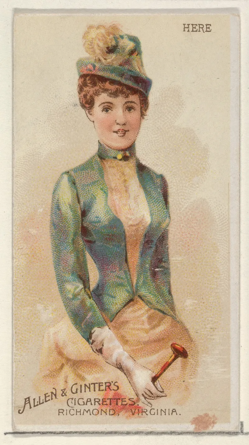 Here Wall Art by Allen &amp; Ginter - High-Resolution Digital Print