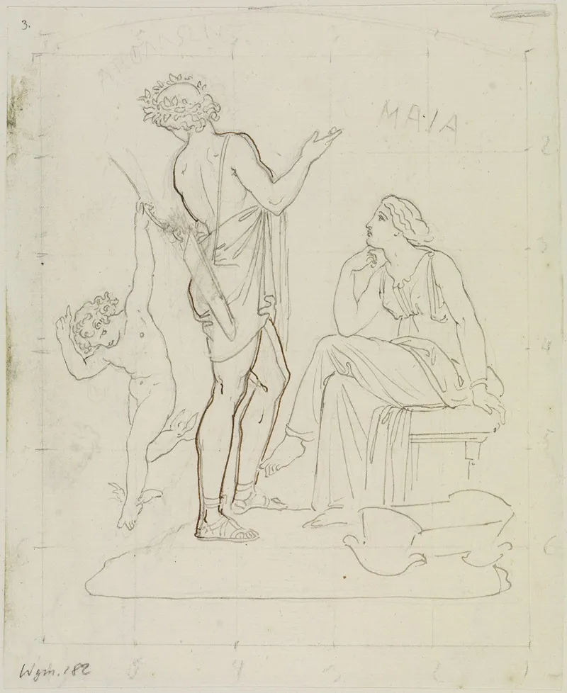 Hermes Apoll Und Maja