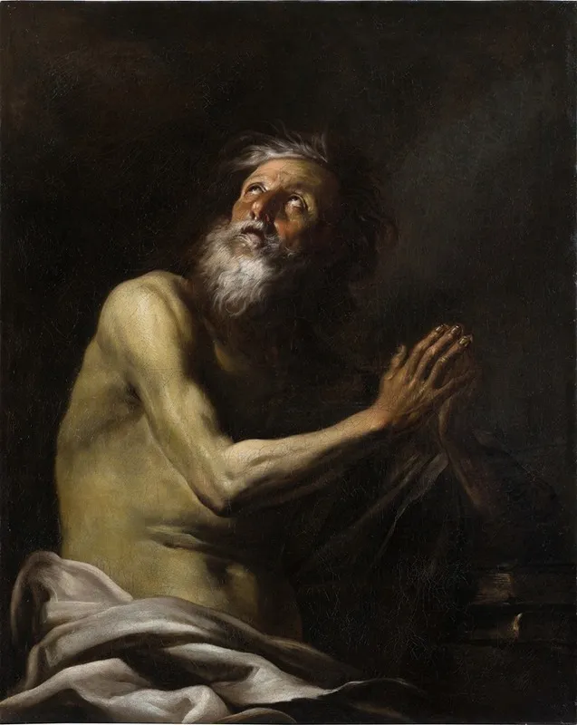 Hermit Saint Wall Art by Giacinto Brandi - High-Resolution Digital Print