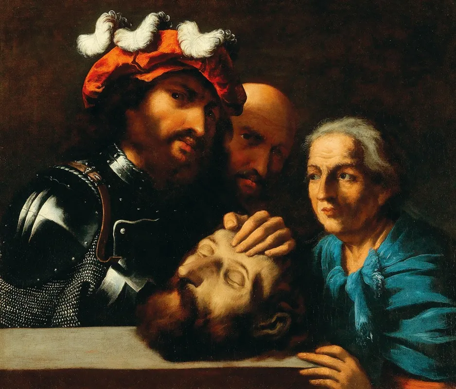 Herod With The Head Of Saint John The Baptist