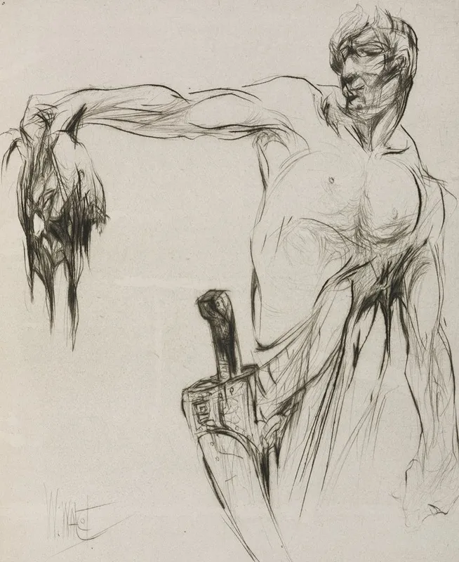 Herodias Page 53 The Head Entered And Mannaeus Held It By The Hair At Arms Length Proud From The Applause