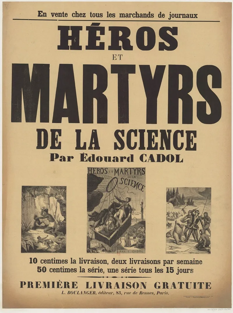 Heros Et Martyrs De La Science Par Edouard Cadol Wall Art by Margeot - High-Resolution Digital Print