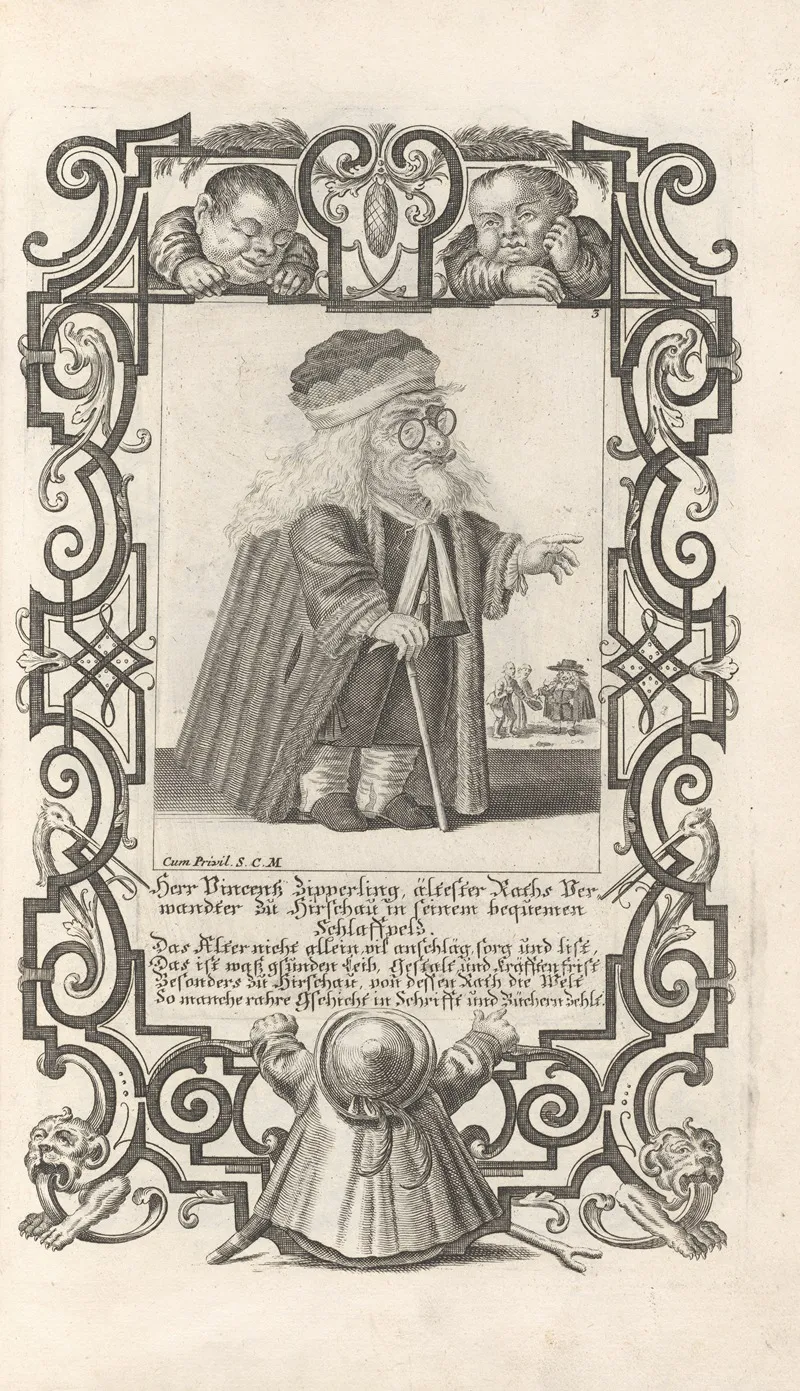 Herr Vincentz Zipperling Altester Raths Ver Pl 3 Wall Art by Elias Baeck - High-Resolution Digital Print