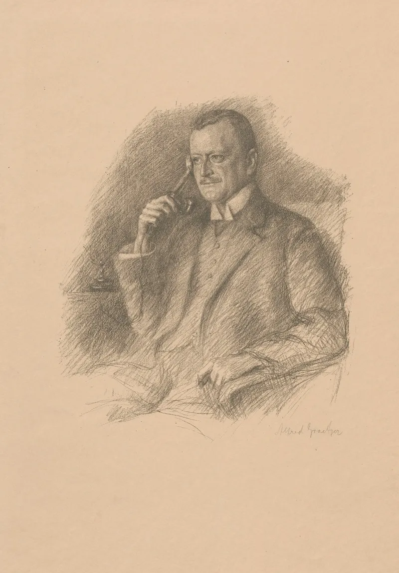 Herrenbildnis Reg Bauinspektor Graetzer