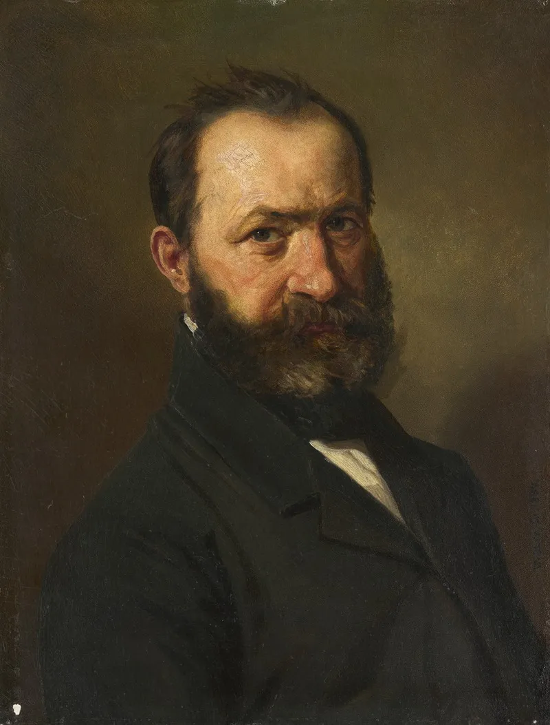 Herrenportrat 6 Wall Art by Wilhelm Dürr - High-Resolution Digital Print