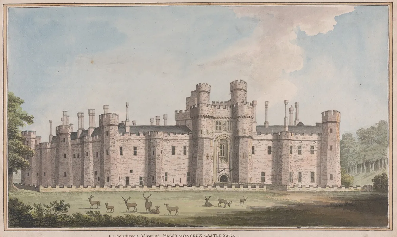 Herstmonceux Castle East Sussex South West View