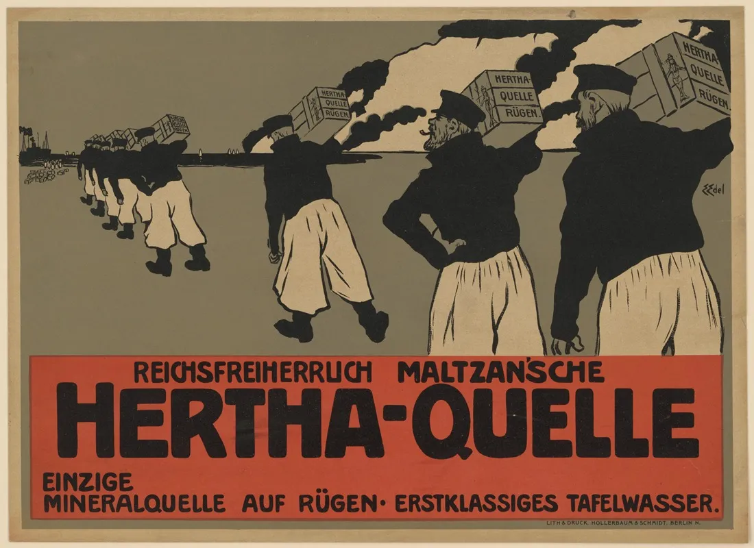 Hertha Quelle Wall Art by Edmund Edel - High-Resolution Digital Print