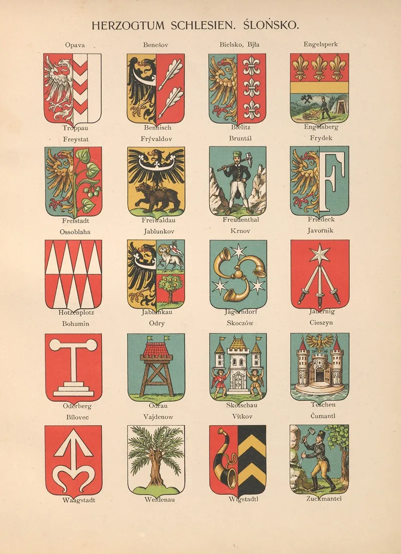 Herzogtum schlesien slonsko Wall Art by Hugo Gerhard Ströhl - High-Resolution Digital Print