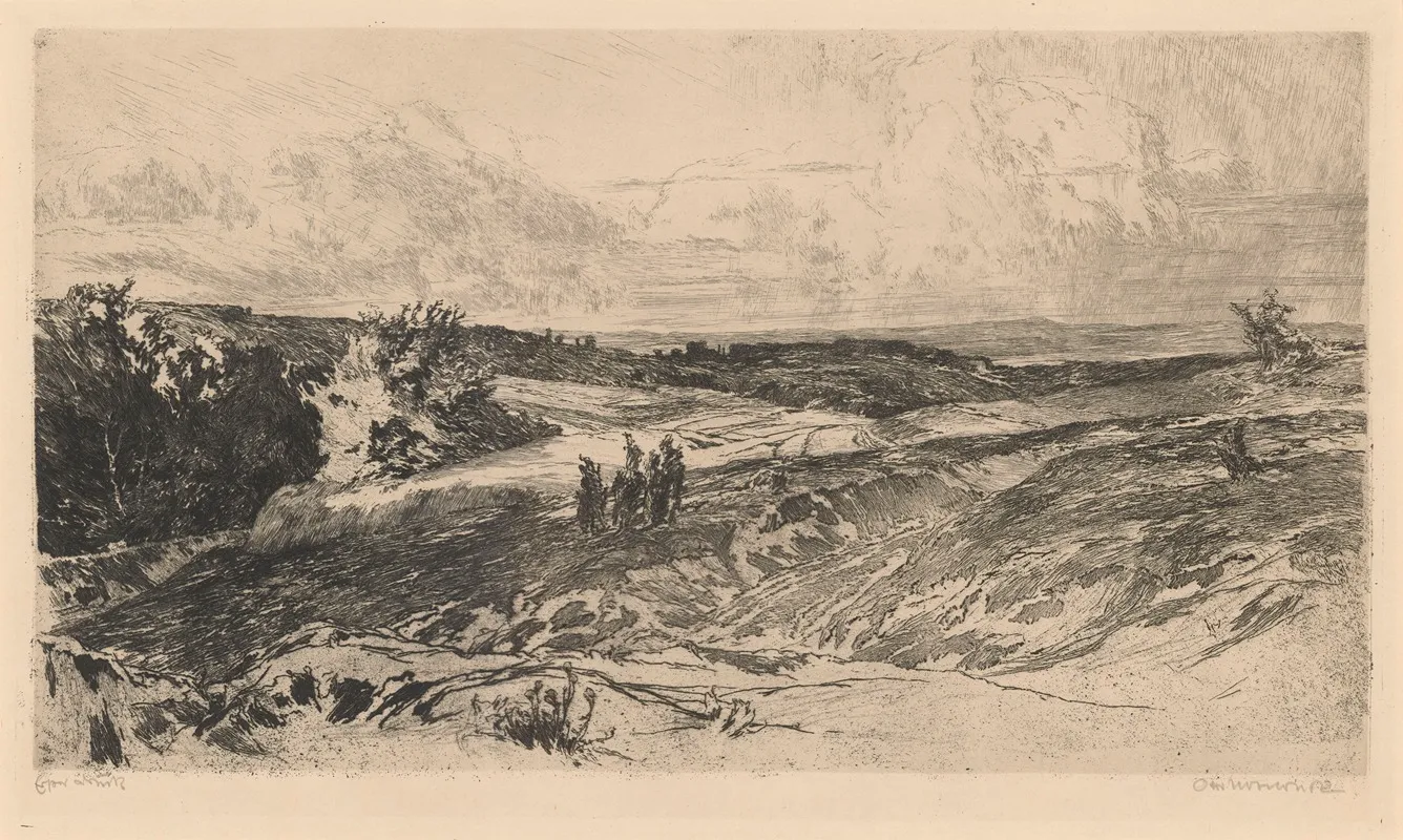 Hessische Landschaft 2 Wall Art by Otto Ubbelohde - High-Resolution Digital Print