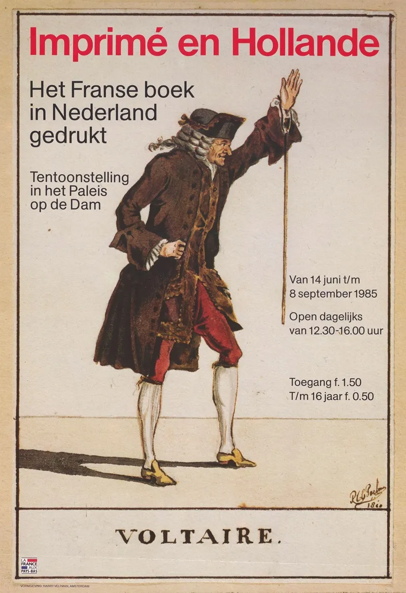 Het Franse Boek In Nederland Gedrukt Wall Art by Harry Veltman - High-Resolution Digital Print