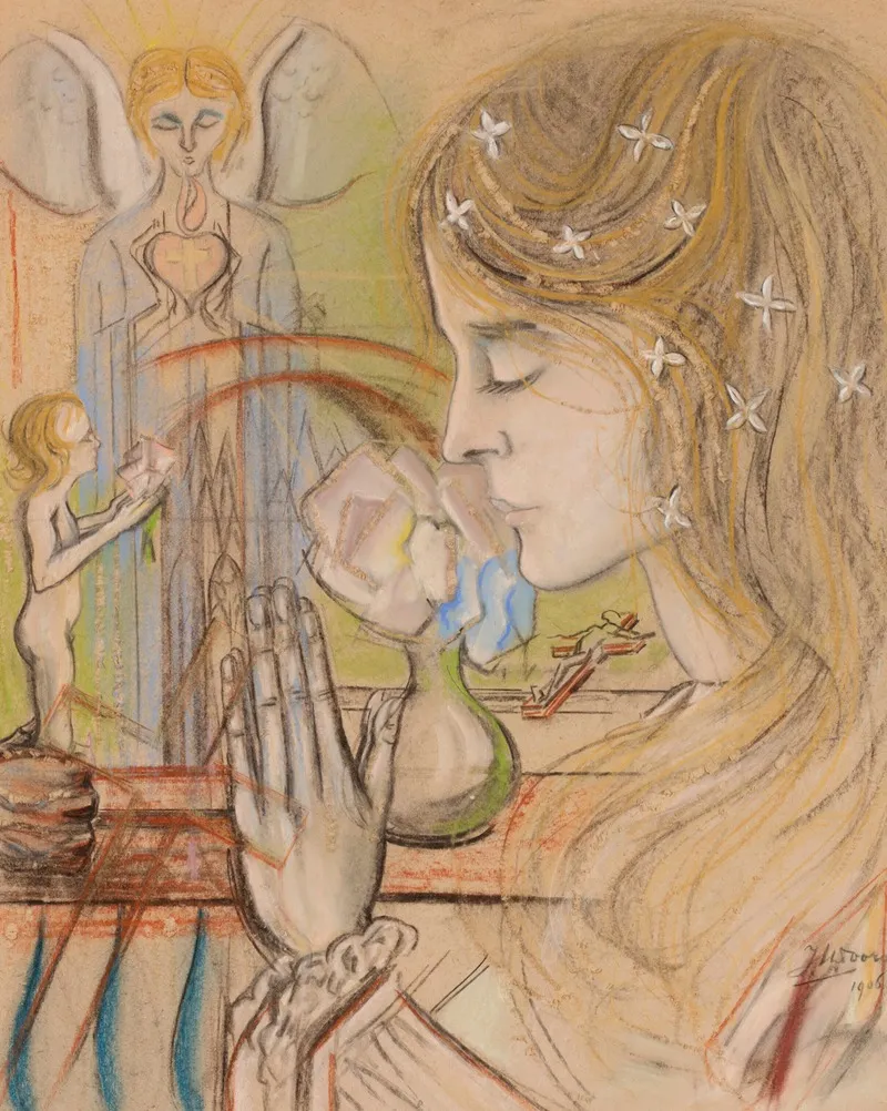 Het Gebed Wall Art by Jan Toorop - High-Resolution Digital Print