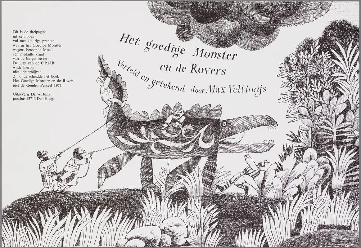 Het Goedige Monster En De Rovers Verteld En Getekend Door Max Velthuijs Wall Art by Max Velthuijs - High-Resolution Digital Print