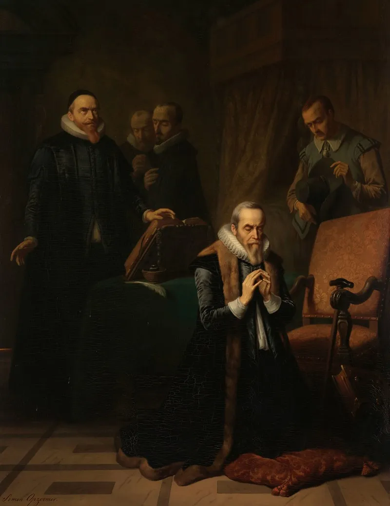 Het Laatste Gebed Van Johan Van Oldenbarnevelt Wall Art by Simon Opzoomer - High-Resolution Digital Print