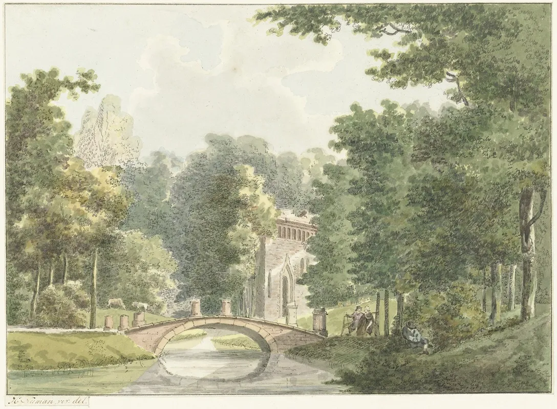 Het Landgoed Velzerbeek Bij Velsen