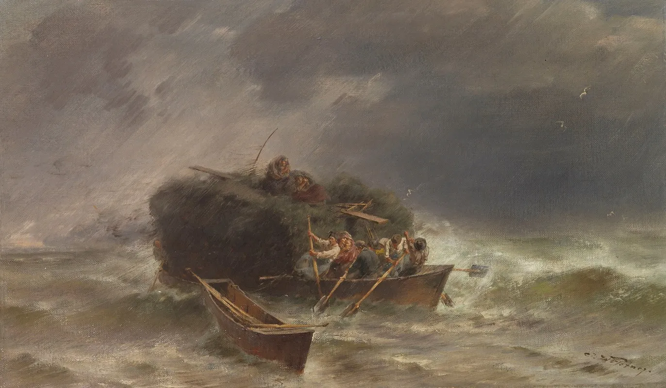 Heuschiff Im Sturm