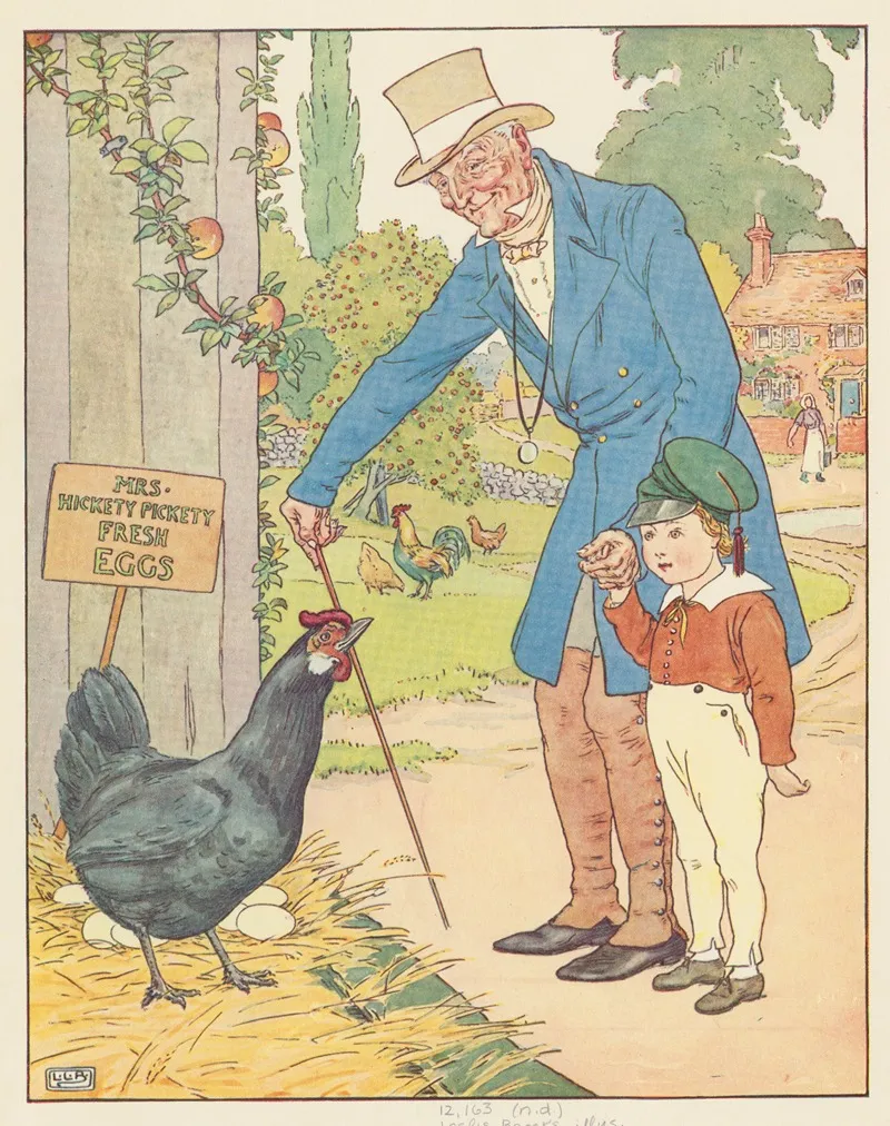 Hickety Pickety My Black Hen She Lays Eggs For Gentlemen