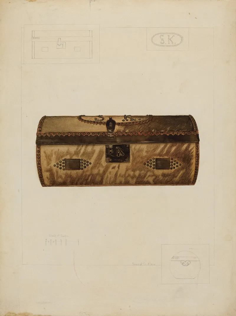 Hide Covered Trunk