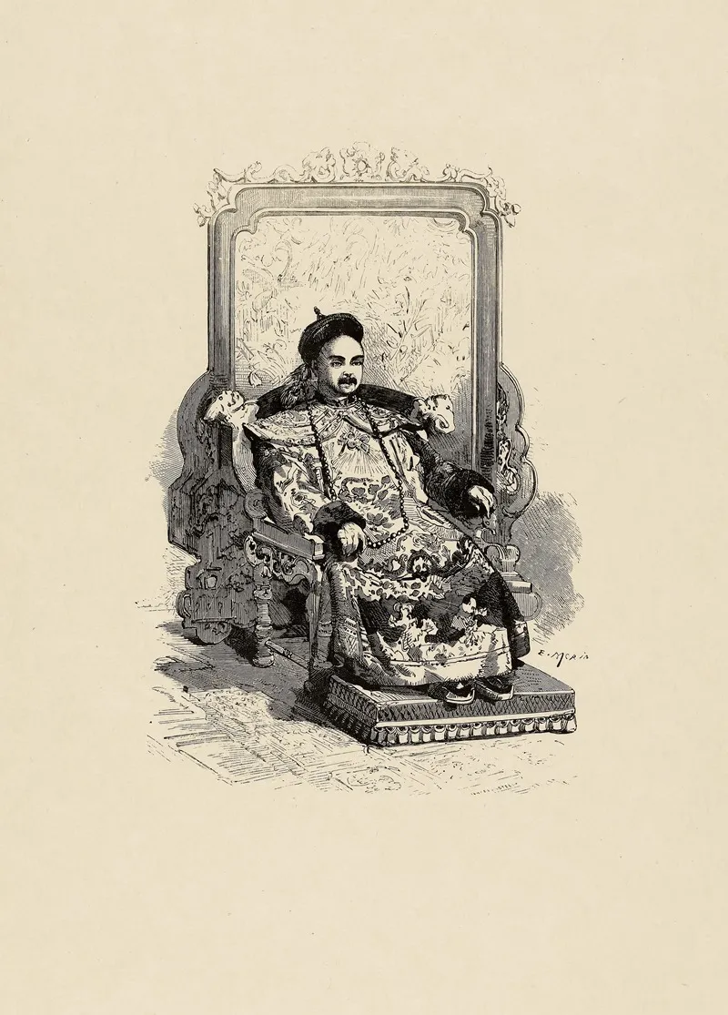 Hien Foung Empereur De Chine Wall Art by Edmond Morin - High-Resolution Digital Print