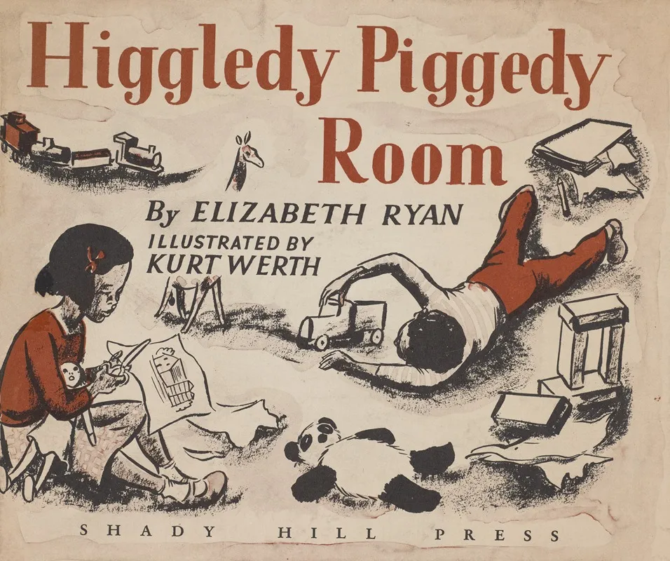 Higgledy Piggledy Room Pl 01 Wall Art by Kurt Werth - High-Resolution Digital Print