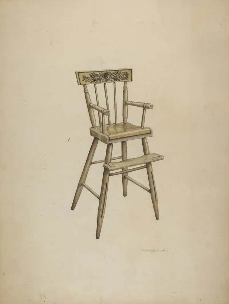 High Chair 4 Wall Art by Raymond Chard - High-Resolution Digital Print