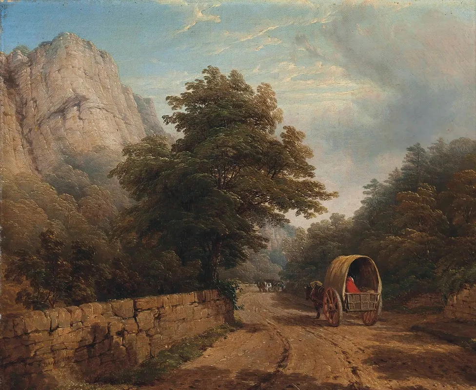 High Tor Matlock Derbyshire Wall Art by Thomas Baker - High-Resolution Digital Print