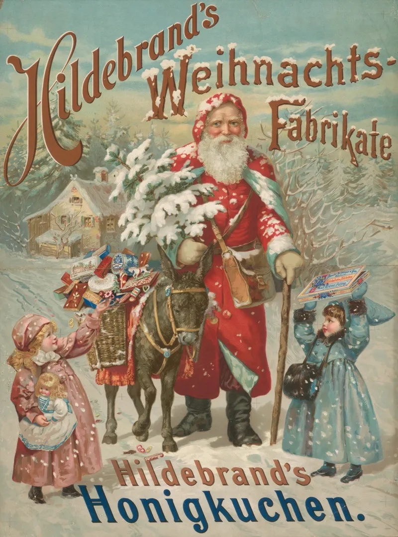 Hildebrands Weihnachts Fabrikate Hildebrands Honigkuchen Wall Art by Anonymous - High-Resolution Digital Print