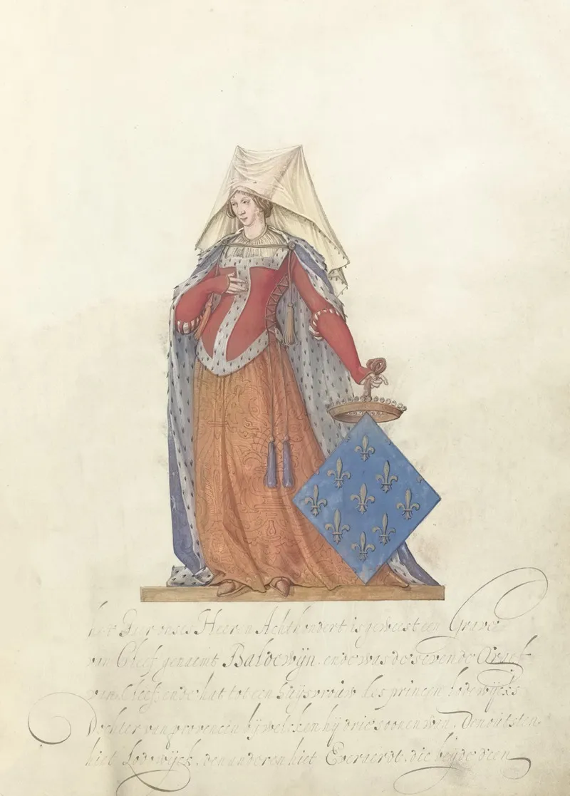 Hildegarde Der Franken Wall Art by Nicolaes de Kemp - High-Resolution Digital Print