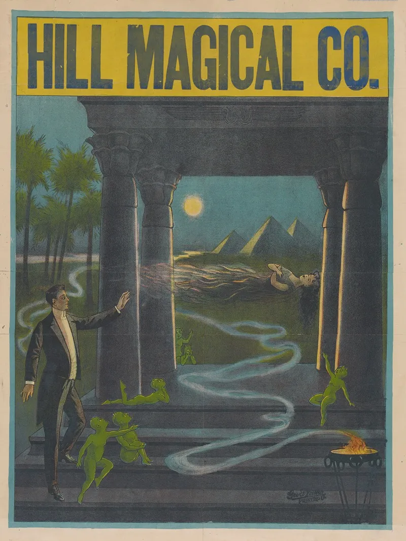 Hill Magical Company Wall Art by Anonymous - High-Resolution Digital Print