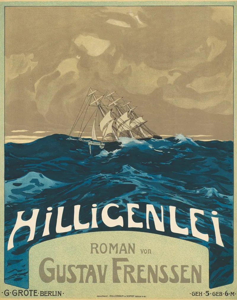 Hilligenlei Roman Von Gustav Frenssen Wall Art by A. Liedeke - High-Resolution Digital Print