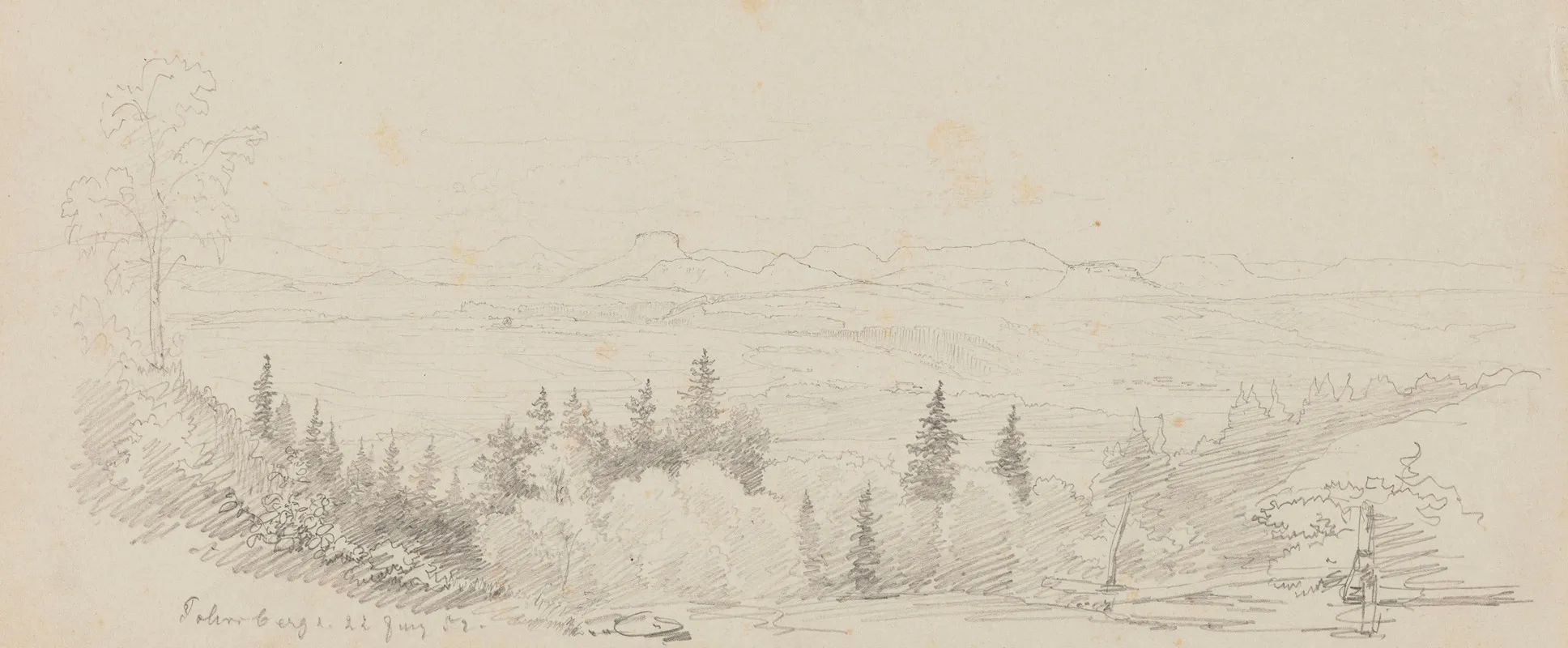 Hills In The Vicinity Of Pirna Near Dresden