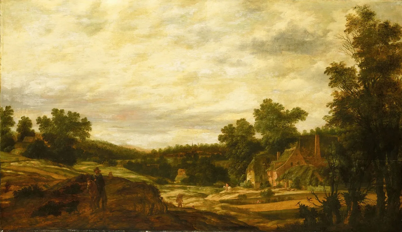 Hilly Landscape 6 Wall Art by Pieter Stalpaert - High-Resolution Digital Print