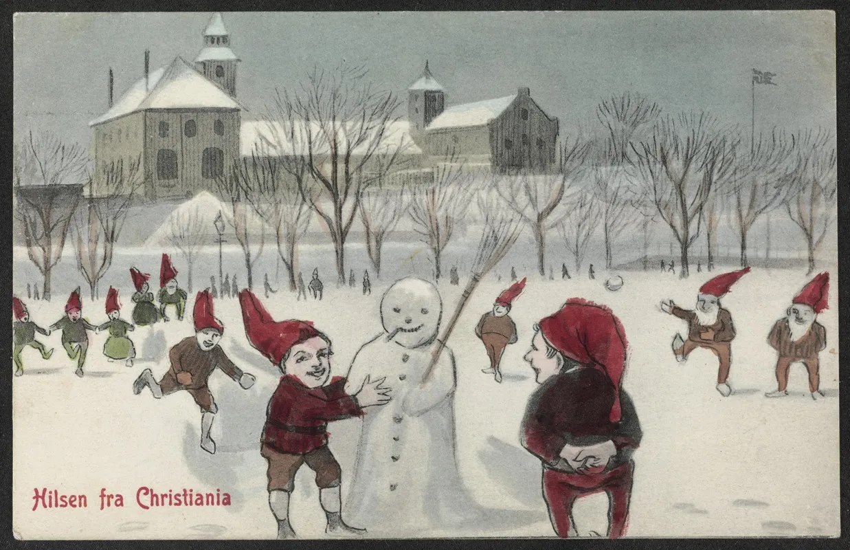Hilsen Fra Christiania Greetings From Christiania Wall Art by H. Abel - High-Resolution Digital Print