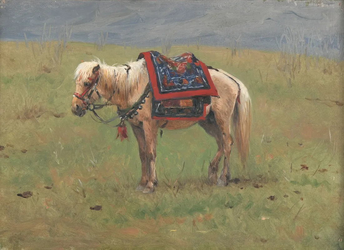 Himalayan Ponies Wall Art by Vasily Vereshchagin - High-Resolution Digital Print
