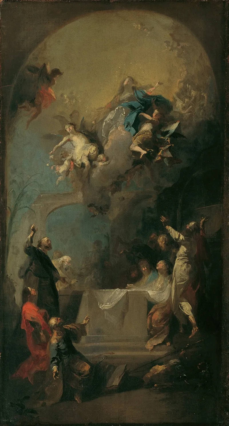 Himmelfahrt Mariens 2 Wall Art by Franz Anton Maulbertsch - High-Resolution Digital Print