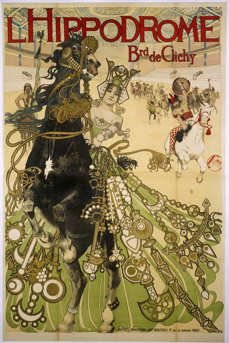 Hippodrome Brd De Clichy Wall Art by Manuel Orazi - High-Resolution Digital Print