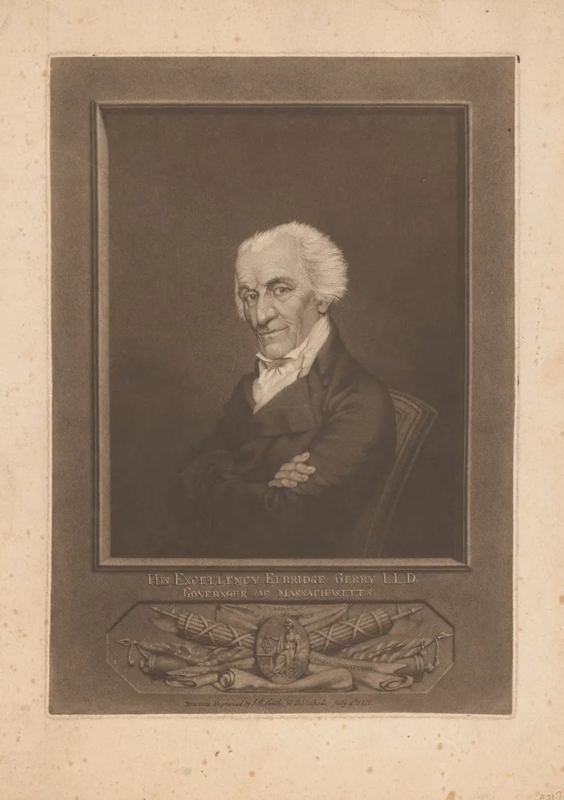 His Excellency Elbridge Gerry L L D Governour Of Massachusetts