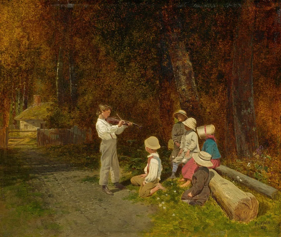 His First Appearance In Public Wall Art by Charles Caleb Ward - High-Resolution Digital Print