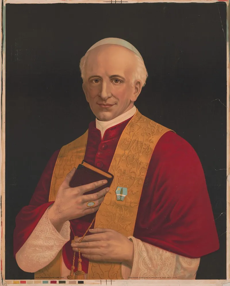 His Holiness Pope Leo Xiii 2 Wall Art by William Bruns - High-Resolution Digital Print