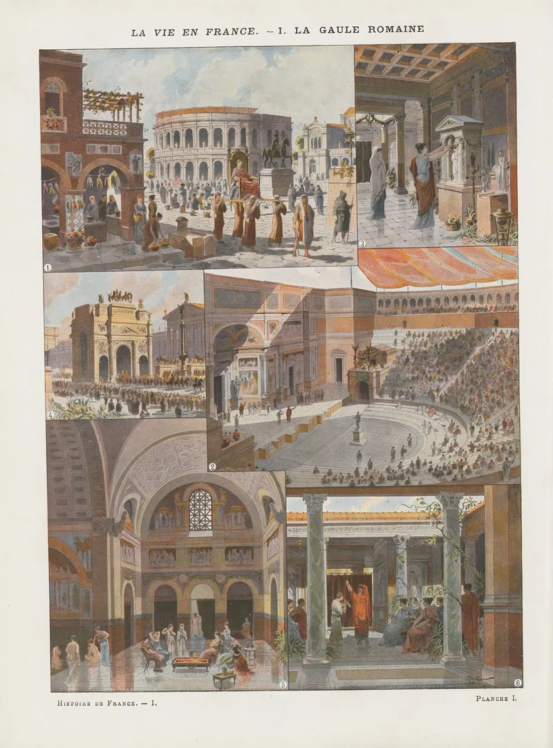 Histoire De France Illustree Pl 01