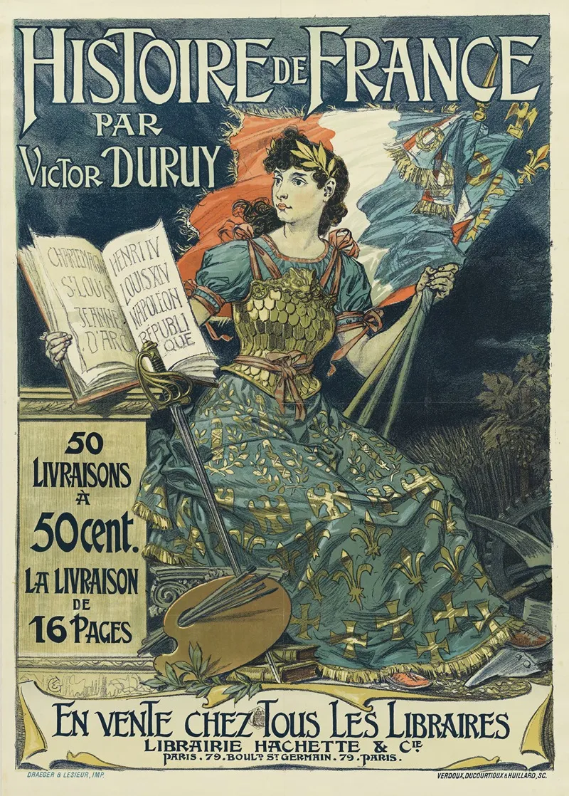 Histoire De France Par Victor Duruy 50 Livraisons A 50 Cents La Livraison De 16 Pages Wall Art by Eugène Grasset - High-Resolution Digital Print
