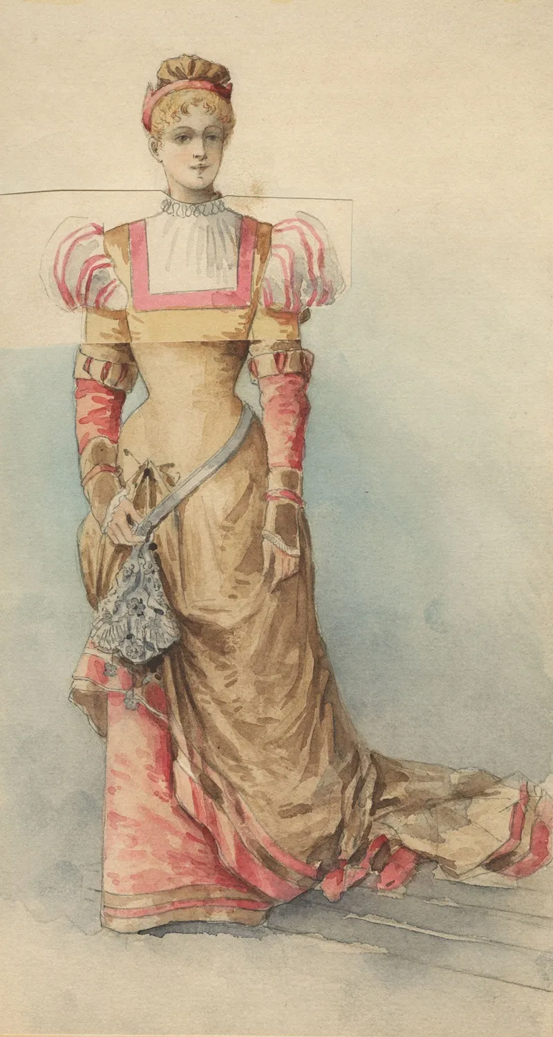 Historical Costumes Pl 21 Wall Art by Charles Bianchini - High-Resolution Digital Print